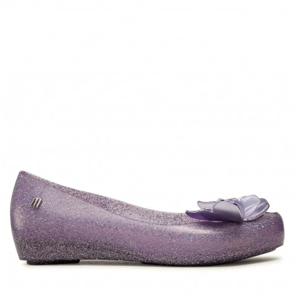 FLATS MELISSA Mini‎ Ultragirl Fly Inf 33280 Purple Glitter Holograf/Purple